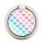 S3499 Colorful Heart Pattern Graphique Porte-Bague et Pop Up Grip doigt Socket Support