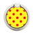 S3526 Red Spot Polka Dot Graphique Porte-Bague et Pop Up Grip doigt Socket Support