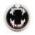 S3527 Vampire Teeth Bloodstain Graphique Porte-Bague et Pop Up Grip doigt Socket Support