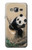 S2210 Panda Fluffy Art Painting Etui Coque Housse pour Samsung Galaxy J3 (2016)