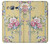 S2229 Vintage Flowers Etui Coque Housse pour Samsung Galaxy J3 (2016)