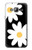 S2315 Daisy White Flowers Etui Coque Housse pour Samsung Galaxy J3 (2016)