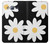 S2315 Daisy White Flowers Etui Coque Housse pour Samsung Galaxy J3 (2016)