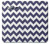S2345 Navy Blue Shavron Zig Zag Pattern Etui Coque Housse pour Samsung Galaxy J3 (2016)