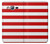 S2364 Red and White Striped Etui Coque Housse pour Samsung Galaxy J3 (2016)