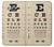 S2502 Eye Exam Chart Decorative Decoupage Poster Etui Coque Housse pour Samsung Galaxy J3 (2016)