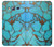 S2685 Aqua Turquoise Gemstone Graphic Printed Etui Coque Housse pour Samsung Galaxy J3 (2016)