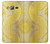 S2713 Yellow Snake Skin Graphic Printed Etui Coque Housse pour Samsung Galaxy J3 (2016)