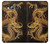 S2804 Chinese Gold Dragon Printed Etui Coque Housse pour Samsung Galaxy J3 (2016)