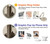 S2832 New York 1903 Flatiron Cartes Postales Bâtiment Etui Coque Housse pour Samsung Galaxy J3 (2016)