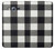 S2842 Black and White Buffalo Check Pattern Etui Coque Housse pour Samsung Galaxy J3 (2016)
