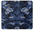 S2959 Navy Blue Camo Camouflage Etui Coque Housse pour Samsung Galaxy J3 (2016)