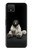 S0878 Ours noir Etui Coque Housse pour Google Pixel 4