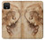 S1045 Leonardo da Vinci Femme Head Etui Coque Housse pour Google Pixel 4