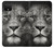 S1352 Lion Visage Etui Coque Housse pour Google Pixel 4