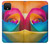 S1671 Arc en ciel coloré Rose Etui Coque Housse pour Google Pixel 4