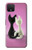 S1832 Chat d'amour Etui Coque Housse pour Google Pixel 4