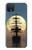 S2897 Pirate Ship Lune Nuit Etui Coque Housse pour Google Pixel 4