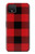 S2931 Rouge Buffle motif de vérification Etui Coque Housse pour Google Pixel 4