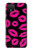 S2933 Bisous Rose Lips sur Noir Etui Coque Housse pour Google Pixel 4