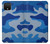 S2958 Armée Bleu Camo Camouflage Etui Coque Housse pour Google Pixel 4