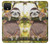 S3138 Peinture mignon bébé Sloth Etui Coque Housse pour Google Pixel 4