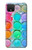 S3235 Mélange aquarelle Etui Coque Housse pour Google Pixel 4