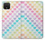 S3499 Motif coloré coeur Etui Coque Housse pour Google Pixel 4