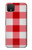 S3535 Rouge vichy Etui Coque Housse pour Google Pixel 4