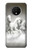 S0933 White Horses Etui Coque Housse pour OnePlus 7T