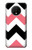 S1849 Pink Black Chevron Zigzag Etui Coque Housse pour OnePlus 7T
