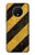 S2231 Yellow and Black Line Hazard Striped Etui Coque Housse pour OnePlus 7T
