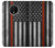 S3472 Firefighter Thin Red Line Flag Etui Coque Housse pour OnePlus 7T