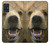 S0840 Grizzly Bear visage Etui Coque Housse pour Samsung Galaxy A51