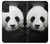 S1072 Panda Etui Coque Housse pour Samsung Galaxy A51