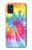 S1697 Tie Dye coloré imprimé graphique Etui Coque Housse pour Samsung Galaxy A51