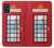 S2059 Angleterre britannique Cabine téléphonique Minimaliste Etui Coque Housse pour Samsung Galaxy A51