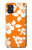 S2245 Hawai Hibiscus Motif orange Etui Coque Housse pour Samsung Galaxy A51