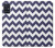 S2345 Marine Bleu Shavron Zig zag Etui Coque Housse pour Samsung Galaxy A51