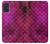 S3051 Rose Sirène écailles de poisson Etui Coque Housse pour Samsung Galaxy A51