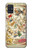 S3145 Constellation antique Carte du ciel étoilé Etui Coque Housse pour Samsung Galaxy A51