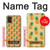 S3258 Motif ananas Etui Coque Housse pour Samsung Galaxy A51