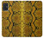 S3365 Python Imprimer Jaune graphique Peau Etui Coque Housse pour Samsung Galaxy A51