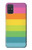 S2363 Arc en ciel Motif Etui Coque Housse pour Samsung Galaxy A71