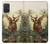 S2841 Renne de Noël millésimé Etui Coque Housse pour Samsung Galaxy A71