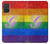 S2899 Arc en ciel LGBT Gay Pride Drapeau Etui Coque Housse pour Samsung Galaxy A71
