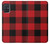 S2931 Rouge Buffle motif de vérification Etui Coque Housse pour Samsung Galaxy A71