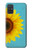 S3039 Tournesol Bleu millésimé Etui Coque Housse pour Samsung Galaxy A71