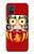 S3045 Japon Bonne chance Daruma Poupée Etui Coque Housse pour Samsung Galaxy A71