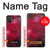 S3368 Zodiaque Rouge Galaxie Etui Coque Housse pour Samsung Galaxy A71